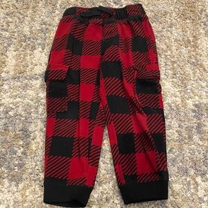 Garanimals Red and Black Checkered Sweatpants